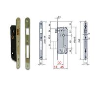 Viro 7435 Serratura Infilare Ott Bt Scrocco+Cat - Mm25 - Sicurezza e Qualità