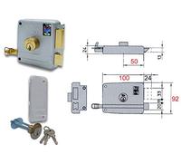 Viro Serratura 7502 da applicare con cilindro staccato entrata 50 mm destra