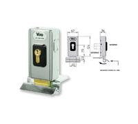 SERRATURA ELETTRICA V06 UNIVERSALE VIRO 1.7918 CON INCONTRO A TERRA