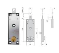 Viro S.P.A. Serratura Viro Per Porte Basculanti 8235.9