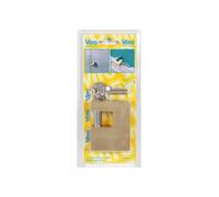 VIRO BL 507.7 LUCCHETTO FAI P/SERRANDA 90MM OTTONE