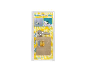 VIRO BL 507.7 LUCCHETTO FAI P/SERRANDA 90MM OTTONE