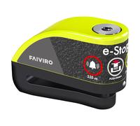 Viro Blocca Disco Elettronico Con Allarme Giallo Nero E-Stop Faiviro