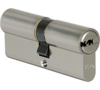 Viro CILINDRO SICUREZZA PROFILO EUROPEO MISURA 80 = 35+45 mm NICHELATO