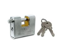Viro FAI Lucchetto corazzato in acciaio, 91 mm