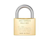 Viro - Lucchetto Rettangolare Antiscasso, Base 20mm