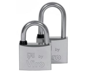 Viro lucchetto serie Fai Mare Arcolungo larghezza 40mm corpo in ottone massiccio