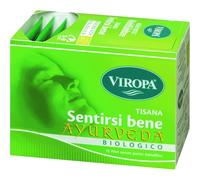 VIROPA Ayurveda Sentirsi Bene Bio Tisana in Filtri, 15 Bustine, Infuso Speziato con Ocimo Santo, Rooibos, Arancia, Pepe, Cardamomo e Zenzero, Senza Glutine