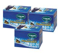 VIROPA Hüttenzauber BIO - Tisana Aromatica Speziata con Cannella e Chiodi di Garofano - 3 Confezioni da 15 Filtri - Infuso Biologico Senza Caffeina - Made in Alto Adige - Gusto Invernale Avvolgente