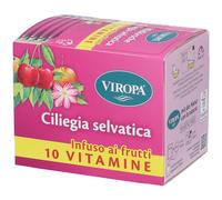 Viropa Infuso alla Frutta 10 Vitamine Ciliegia Selvatica Bustine 15 pz