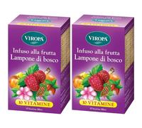 Viropa Infuso alla Frutta 10 Vitamine Lampone di Bosco Bustine 2x15 pz