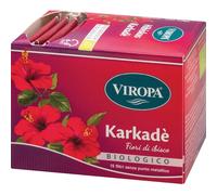 VIROPA Karkadè BIO - Tisana Biologica ai Fiori di Ibisco - 15 Filtri - Infuso Rosso dal Gusto Intenso e Fruttato - Senza Caffeina - Made in Alto Adige