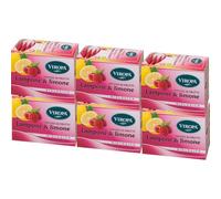 VIROPA Lampone & Limone BIO - Tisana Fruttata BIO dal Gusto Vivace - 6 Confezioni da 15 Filtri - Senza Caffeina - Infuso Biologico con Ibisco, Mela, Limone e Lampone - Prodotto in Alto Adige