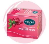 Viropa Mirtilli Rossi Infuso Ai Frutti 15 Bustine Con Filtro