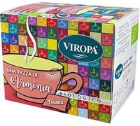 VIRÒPA Tisana Biologica "Una Tazza di Armonia" - 15 Filtri - Infuso Rilassante con Melissa e Tiglio