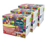 VIRÒPA Tisana Biologica "Una Tazza di Armonia" - 15 Filtri - Infuso Rilassante con Melissa e Tiglio (3 Confezioni)
