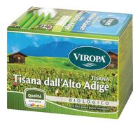 VIROPA Tisana dell’Alto Adige BIO - Infuso Erboristico da 15 Filtri - Tisana Biologica con Fiori e Erbe di Montagna - Gusto Balsamico e Delicato - Senza Caffeina - Made in Alto Adige