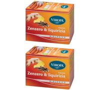 Viropa Tisana Zenzero e Liquirizia Bustine 2x15 pz Bustine filtro