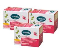 VIROPA VIRCISTIT BIO - Tisana per Vie Urinarie con Mirtillo Rosso, Ortica e Betulla - 3 Confezioni da 15 Filtri - Infuso Funzionale Biologico - Senza Glutine, Senza Caffeina - Made in Alto Adige
