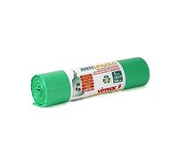 VIROSAC Antispigolo Sacchi Ultraresistenti con Laccio, 85x110cm | 5 Pezzi per Rotolo, Ideali per Giardinaggio