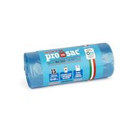 Virosac - Proxsac - Sacchetti profumati a forma di shopper 52x65, 15 pezzi per rotolo, al profumo di talco
