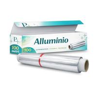 Virsus 1 Rotolo Alluminio 100 metri carta stagnola cucina - M