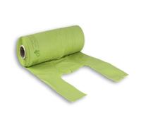 VIRSUS 1 Rotolo Buste Shopper Verde a Strappo da 1kg Circa 160 Buste Shopper bio