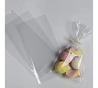 Virsus 100 Bustine cellophane 15x25 cm Sacchetti per Alimenti Buste per Confetti Biscotti Dolci 30 Micron
