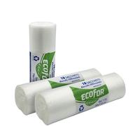 Virsus 100 Sacchi spazzatura, misura 70x110 cm e Capacità 110 Litri, Sacchetti per Raccolta differenziata di colore TRASPARENTE, 10 Rotoli da 10 Pezzi