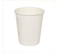 VIRSUS 1000 Bicchieri in Cartoncino bianco per Acqua 240ml bicchieri Colore Bianco biodegradabili cartoncino