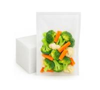 VIRSUS 100pz Buste sottovuoto alimenti sacchetti goffrati 85 micron 15x35 - M