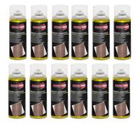 VIRSUS 12 Bombolette Rinnova Serramenti Spray da 400ml, Azione Protettiva per infissi Interni e Esterni, Spray Trasparente, Lucida porte e serramenti in Legno, Alluminio e Pvc