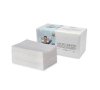 VIRSUS 180 Asciugamani da Barbiere di colore Bianco, Asciugamani di Carta a Secco Goffratura a S 35,5x67cm Monouso Massima Assorbenza per Parrucchieri, Barbieri, Estetiste, 3 CF x 60 Pezzi