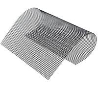 Virsus 2 Tappetini Barbecue Antiaderente riutilizzabili Nero 1582, Misura 37x43 cm, Griglia a Rete Grill Mesh per griglia elettrica a Gas e Carbone per Grigliare Carne, Pesce