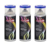 VIRSUS 3 Bombolette Spray di Smalto Acrilico Multiuso da 400ml, Vernice Brillante per interni ed esterni, smalto permanente per superfici in legno, metallo, vetro (Verde Muschio)