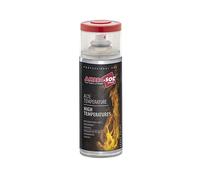 VIRSUS 3 Bombolette Spray di SMALTO ALTE TEMPERATURE da 400ml, Nero Opaco, Vernice permanente resistente al calore, per verniciare parti di motore, pinze freni, stufe