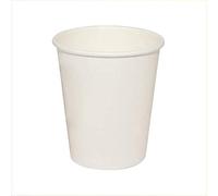 VIRSUS 300 Bicchieri in Cartoncino bianco per Acqua 240ml bicchieri Colore Bianco biodegradabili cartoncino