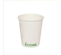 VIRSUS 500 Bicchieri in Carta per Acqua 200ml Colore Bianco, bicchiere biodegradabili in cartoncino, 10cf da 50pz
