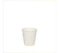 VIRSUS 500 Bicchieri in cartoncino per Caffe 75ml di Colore Bianco Bicchierini biodegradabili in carta per caffè e bevande calde