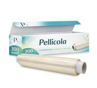 Virsus 6 Pellicole Alimenti 300 Pellicola Trasparente Metri Rotolo Alimentare Professionale con Box