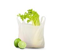VIRSUS Buste Compostabili 27+7+7x50cm Sacchetti da 500 Pezzi. Shopper Spesa, Busta per Alimenti, Sacchetti Biodegradabili per Umido
