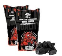 Virsus Carbone di Legna 2 Sacchi da 9 kg Netti di Puro Carbone Vegetale per Barbecue, Carbone di legna 100%, Combustibile Ecologico, Naturale, Grill, Grigliata o Barbecue da Tavolo (18Kg)