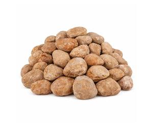 VIRSUS Ciottoli Marmo Rosso Verona, Sacca da 25kg, Sassi con Angoli arrotondati per Decorazione Ornamento Giardino, Pietre Naturali per Vaso Fiori, Acquario, Diametro 20-50 mm