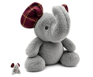 Virsus Fermaporta ANIMALI da pavimento 7184, accessorio decorativo, fermaporte in poliestere peso 1,2 kg con imbottitura pesante, per porte e finestre (Elefante Grigio Scuro)