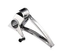 VIRSUS Grattugia Manuale rotativa in Acciaio Inox 500, grattugia con Rullo a manovella, Leggera e Resistente, per grattugiare Formaggio, Cioccolato, Noci, pistacchi, Frutta secca, Made in Italy