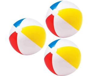 VIRSUS Pallone da Spiaggia Gonfiabile 20NP, Diametro 51 cm, palla in diversi colori giallo, rosso e blu, per Piscina, Mare, per Feste ed Eventi (3)