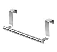 VIRSUS Portasciugamani da Appendere in Acciaio Inox 988, lunghezza 23 cm, Ganci per Anta e Pensili mobili, Porta Strofinaccio Accessori, Supporto a barra per Bagno e Cucina (1)