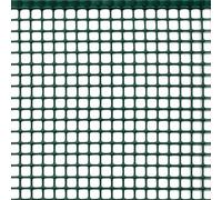 Virsus Rete Protettiva in Plastica verde 2838, misura 1x5 Mt, Peso 280 gr/mq, Recinzione Protezione a Maglia Quadrata per per Esterno Balconi, Cancelli, Giardino, Aiuole, Maglia 20x20 mm