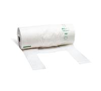 VIRSUS Rotolo Buste con Manico a Norma 2018 in Mater-B biodegradabili 22+6+6x50