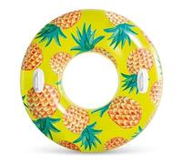 Virsus Salvagente Gonfiabile Rotondo 261NP, Diametro 107 cm, Ciambella Gonfiabile con Maniglie, Cuscino d'aria per piscina, per Feste ed Eventi (Giallo Ananas)